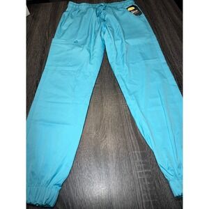 Mini Marilyn by MediChic Scrub Jogger Pants Size S NEW Turquoise Gorpcore Work
